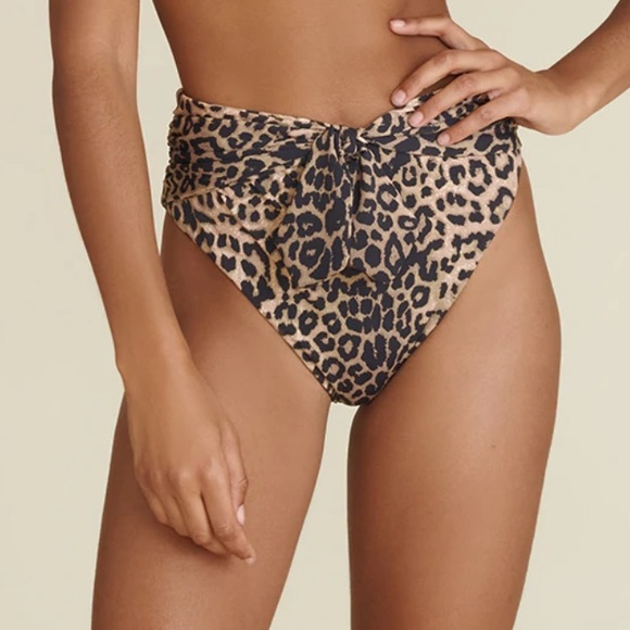 NWT Veronica Beard Leopard Bikini Azoia Balos - Picture 2 of 7